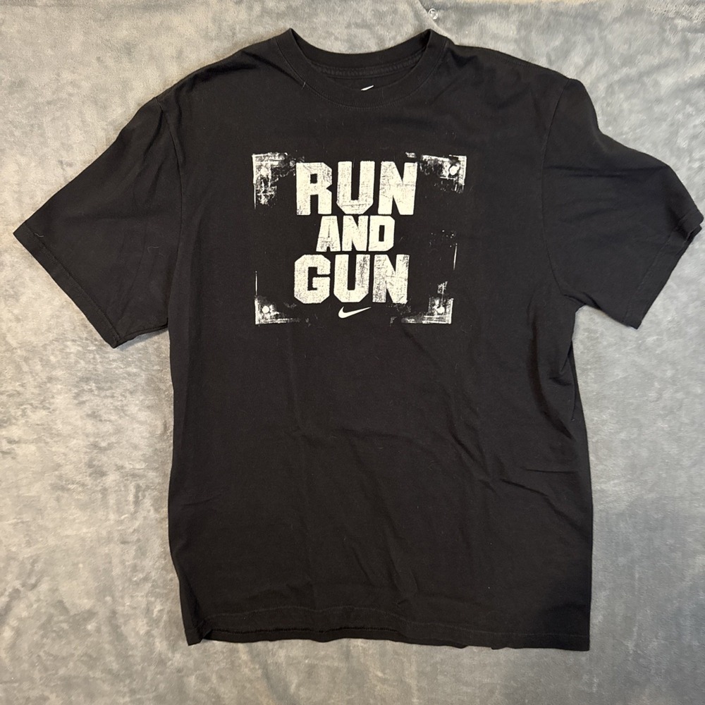 Black Nike Run And  Gun T-Shirt Extra Large